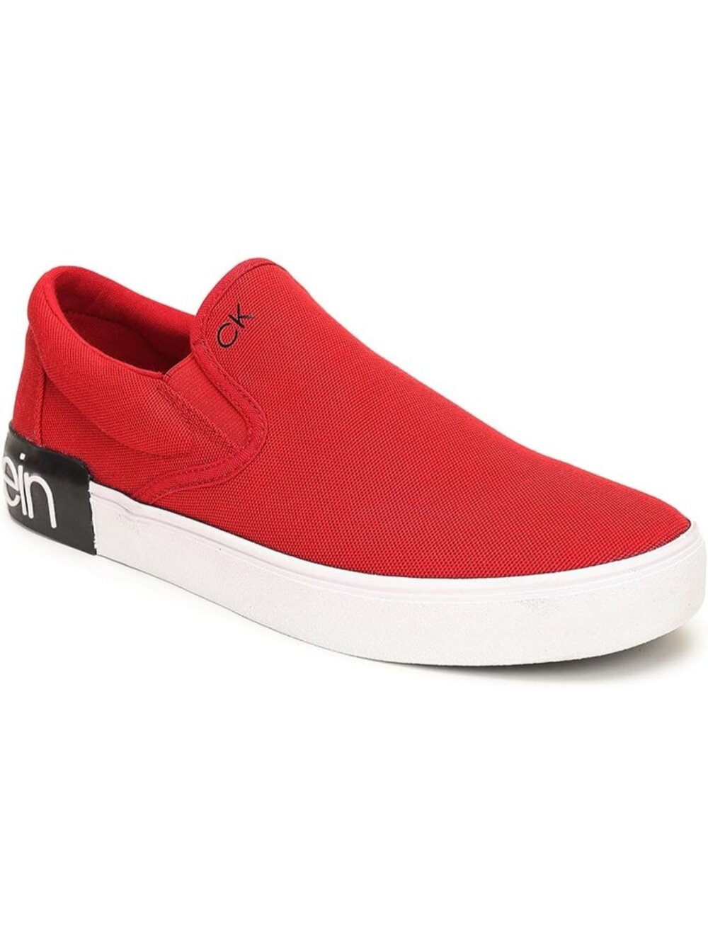 Calvin Klein Men's Dark Red Closed Toe Imported Synthetic Slip On Ryor Sneakers